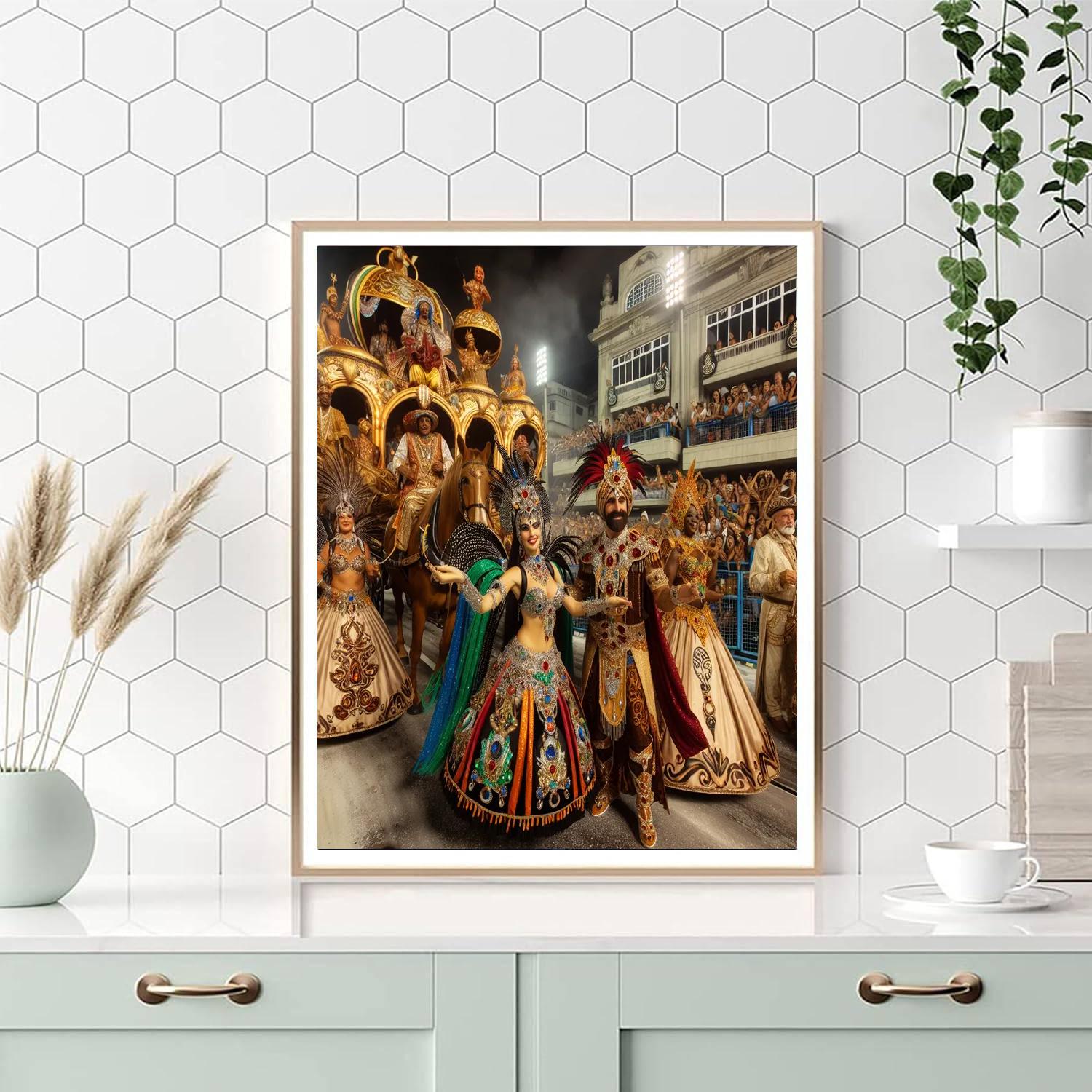 The Carnival - Brazil Number Painting