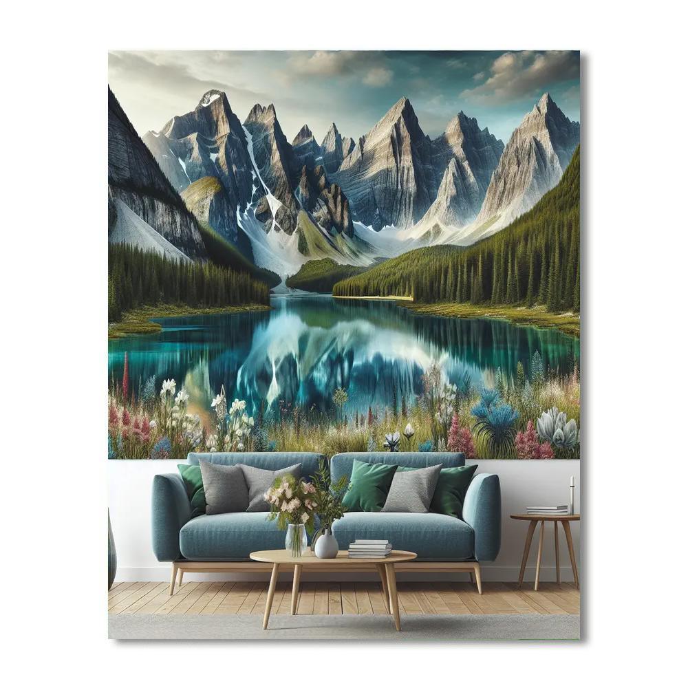 Dreamy Mountain Retreat Paint By Numbers Kits