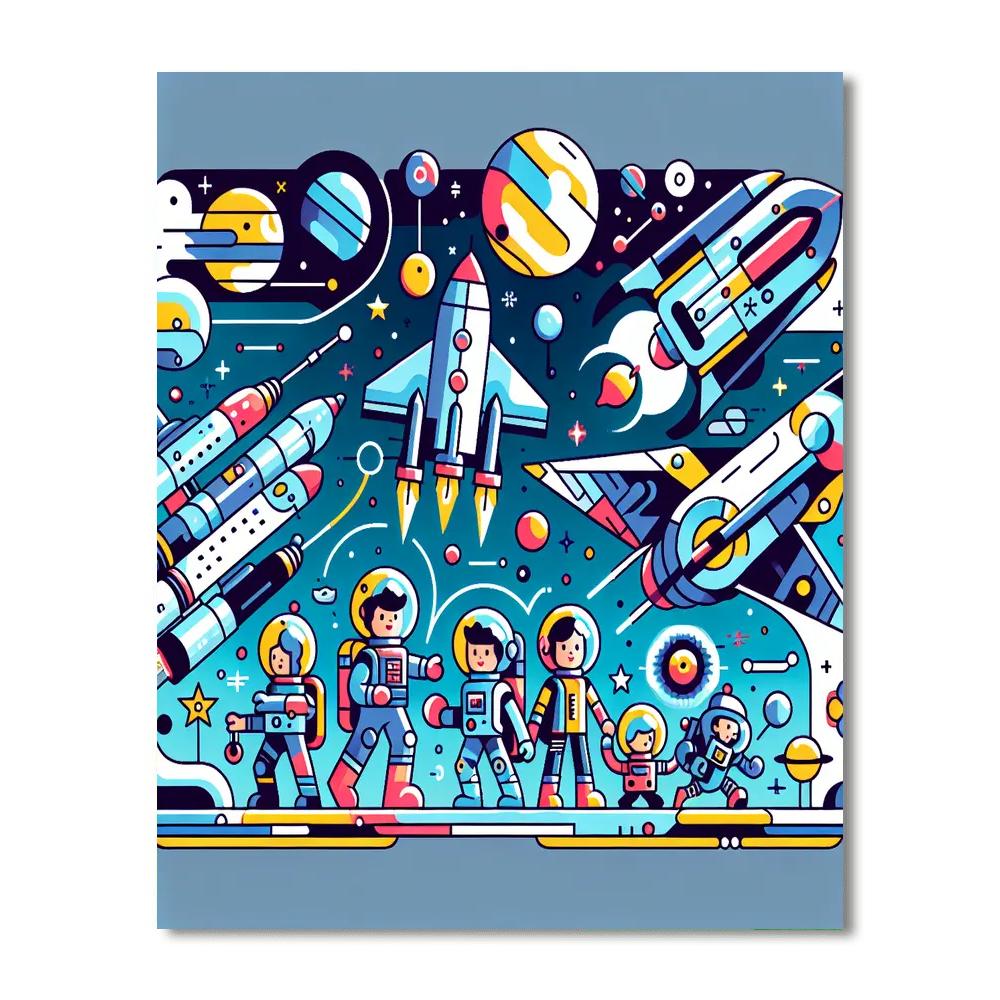 Galaxy Guardian Mission Paint By Number