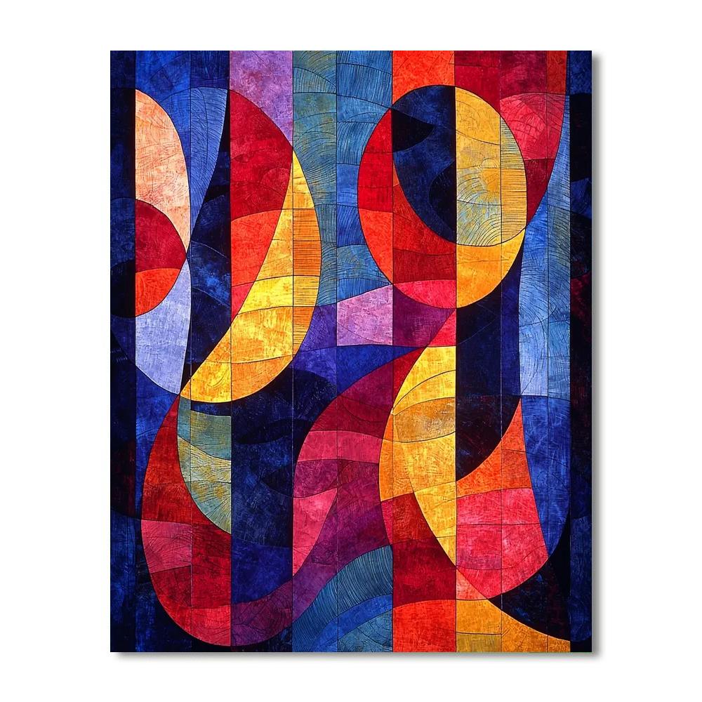 Paul Klee Inspired Rhythms Of Sound  Painting Number Kit