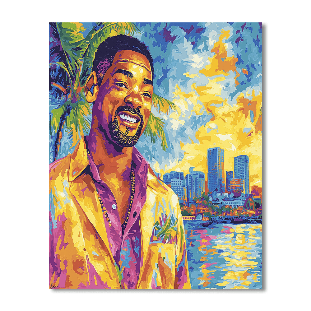 Will Smith: The Fresh Prince Of Hollywood Royalty Painting By Numbers Kit