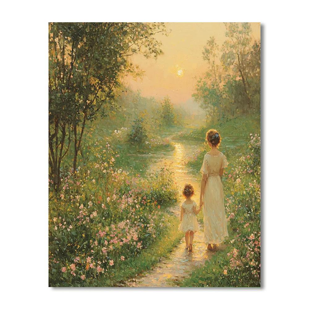 Morning Garden Harmony Numbered Painting Kits