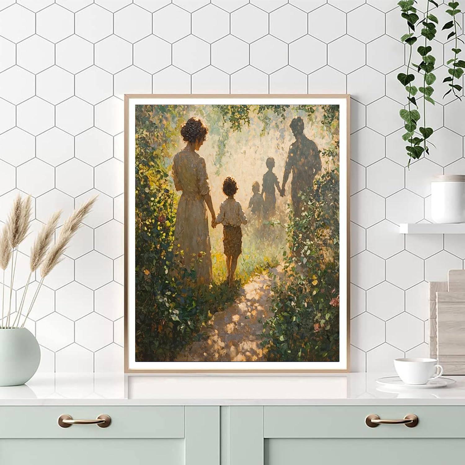 Holding Hands Through Time Paint By Numbers Kits