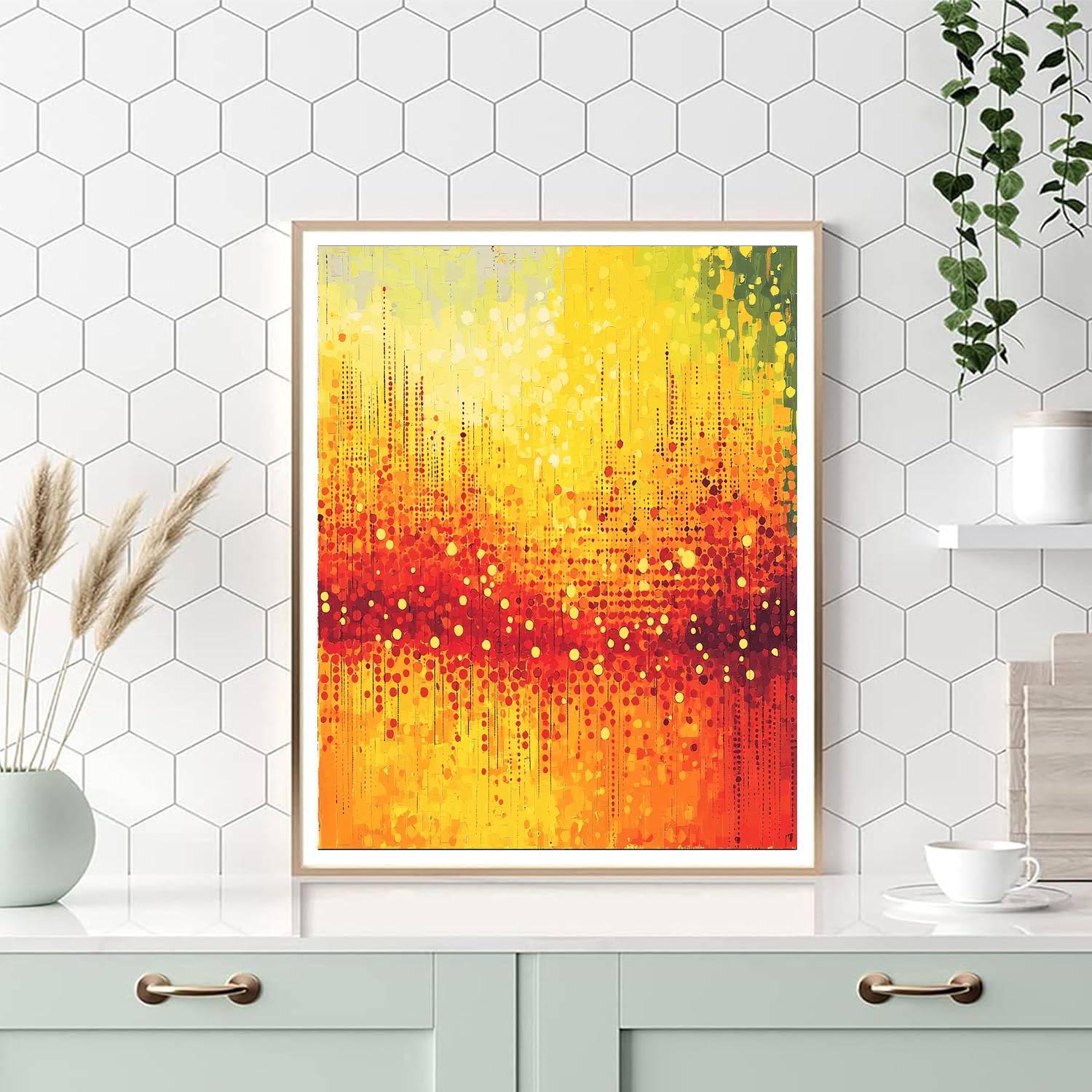 Georges Seurat Inspired Colorful Resonance  Paint By Numbers Kits