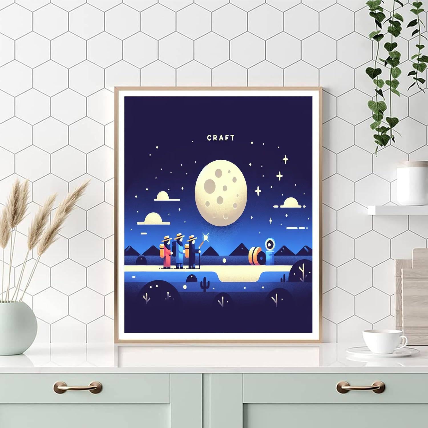Majestic Moonlit Journey Paint By Color