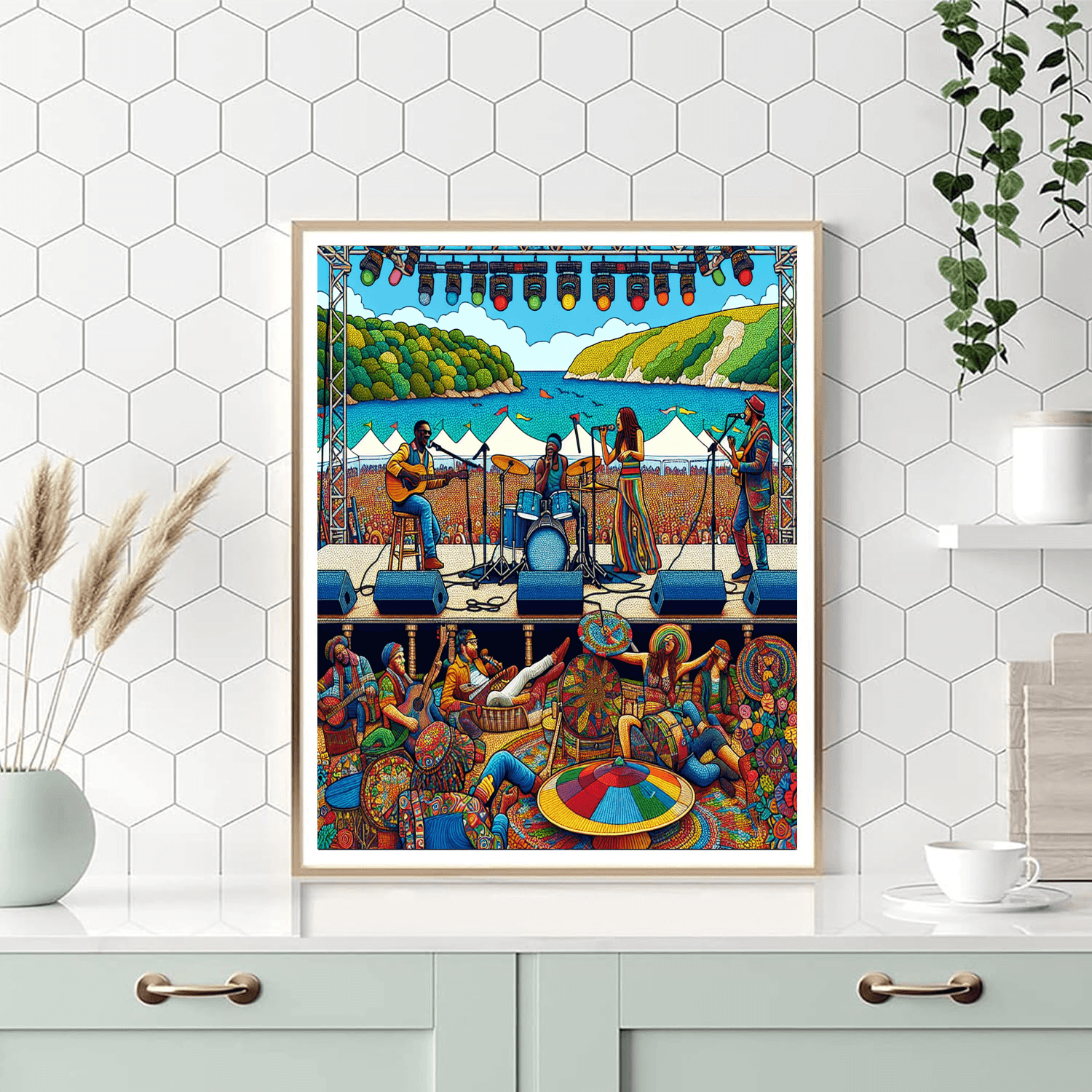 Isle Of Wight Festival - Uk Number Painting