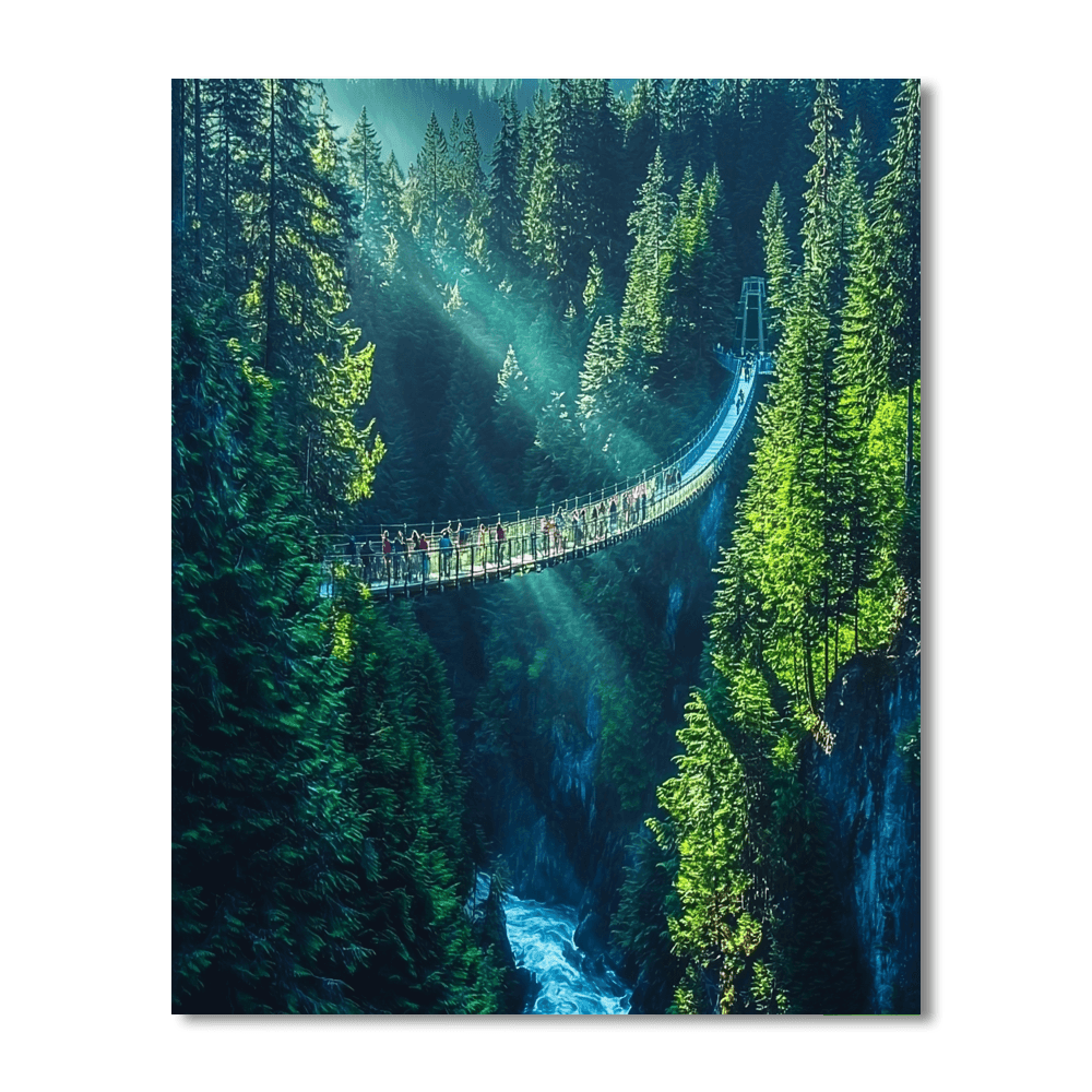 Capilano Suspension Bridge Park - Vancouver Numbered Painting Kits