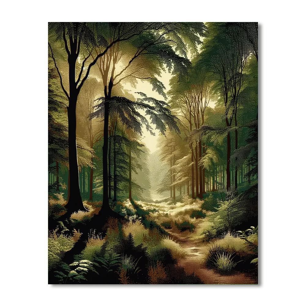 Majestic Woodland Wonder Paint By Numbers