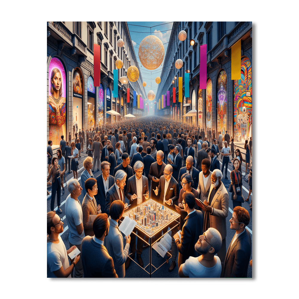 Milan Design Week Paint By Numbers Kits