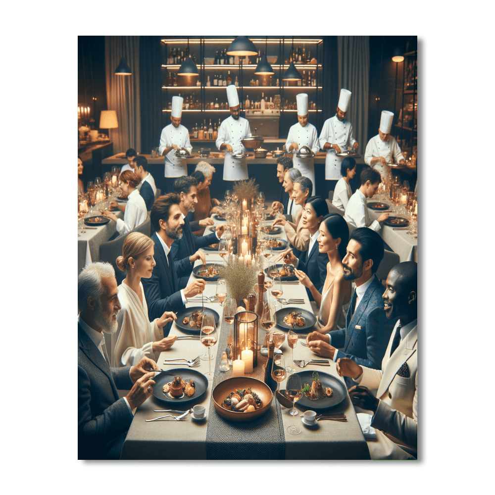 World Gourmet Summit Paint By Numbers Kits