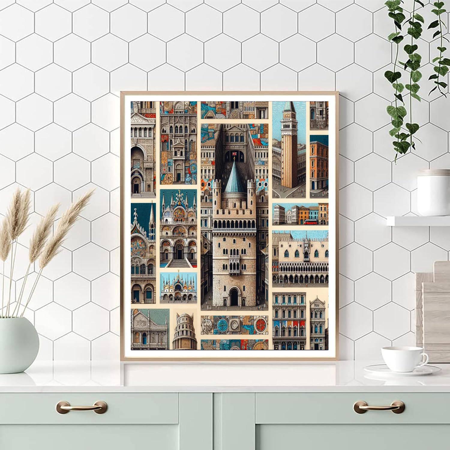 Historical Cities Of The World Number Painting