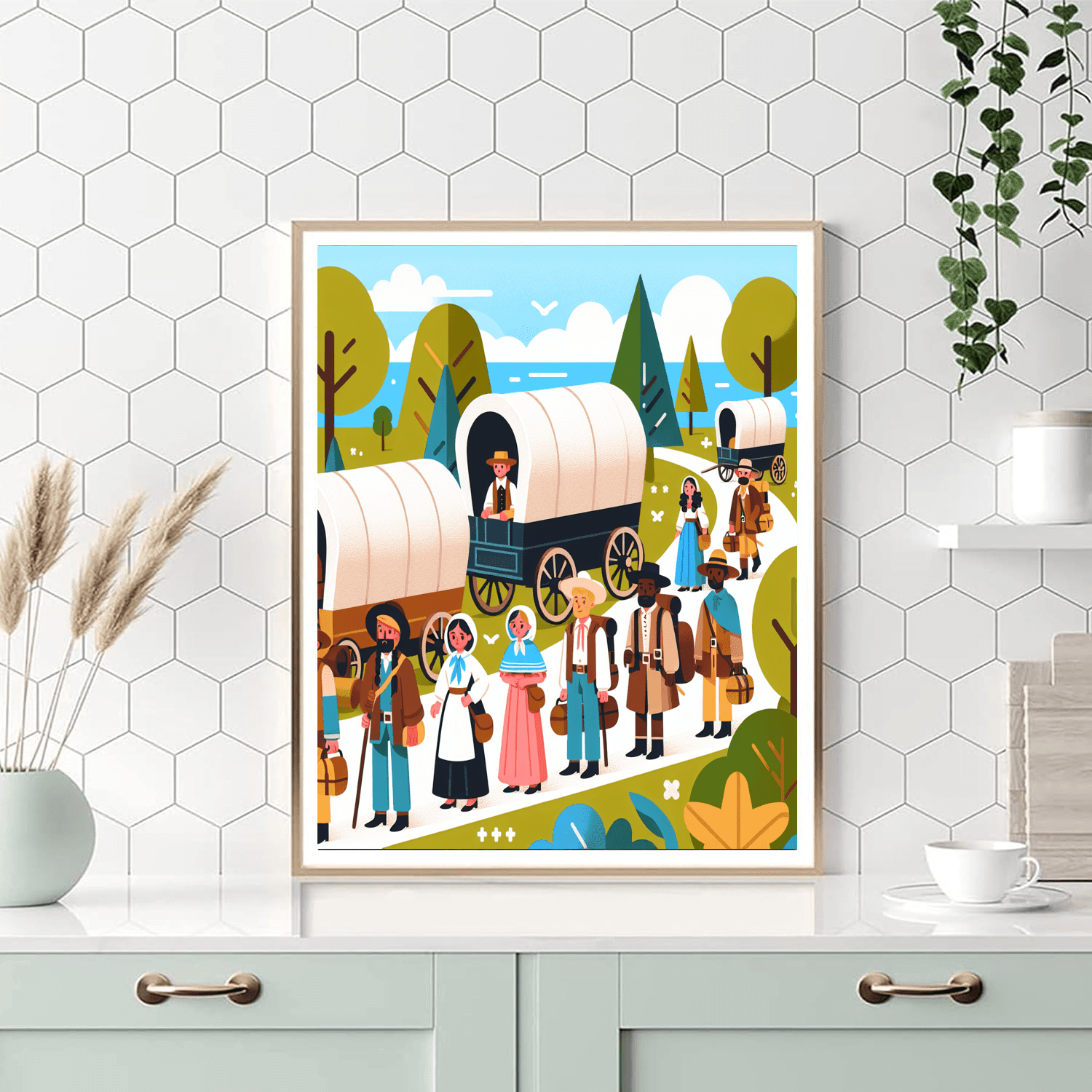 Pioneer Pioneer Trail Paint By Numbers Kits