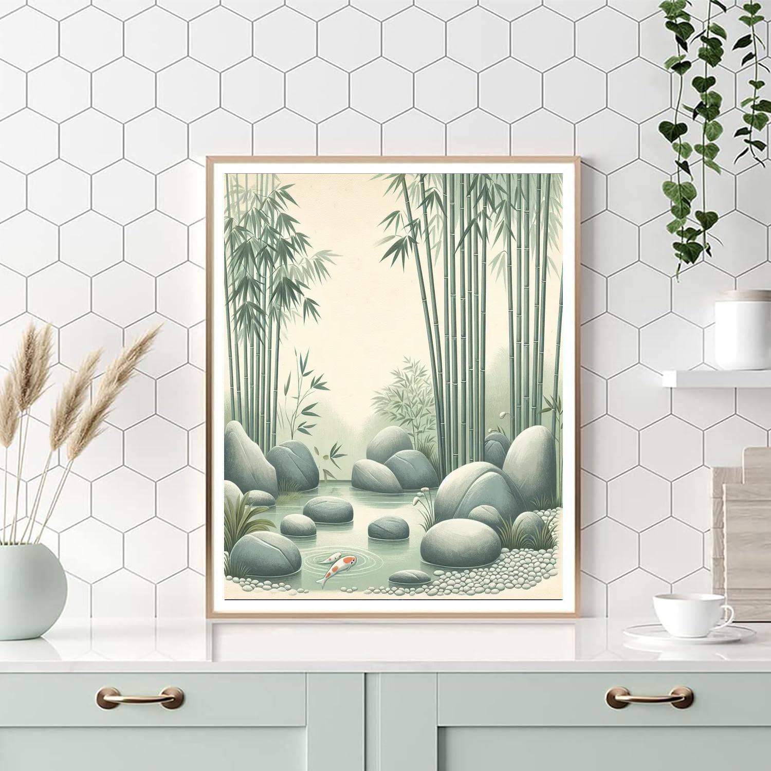 Serene Zen Garden Path Paint By Numbers Art