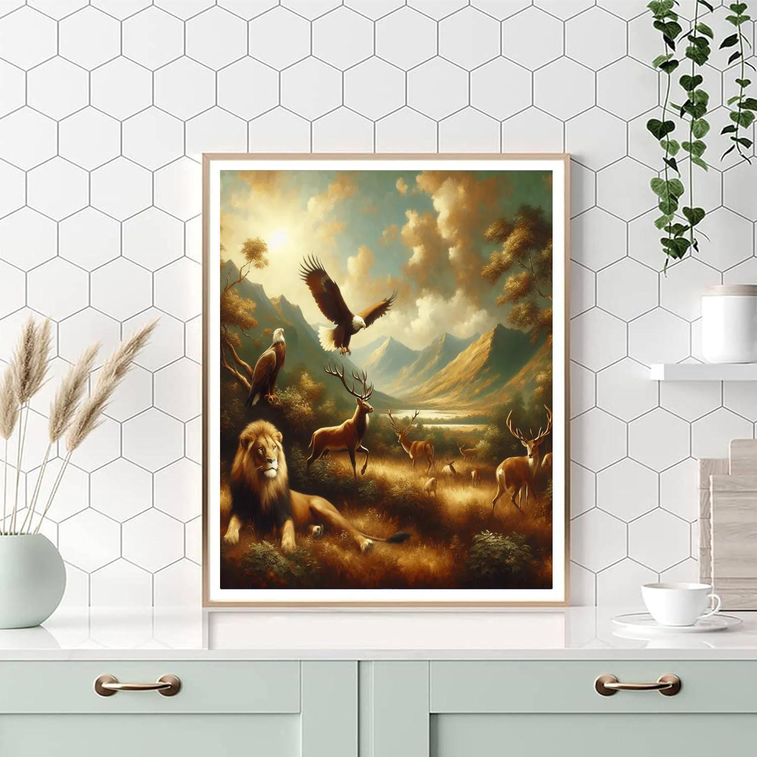 The Spirit Of The Wild Numbered Painting Kits