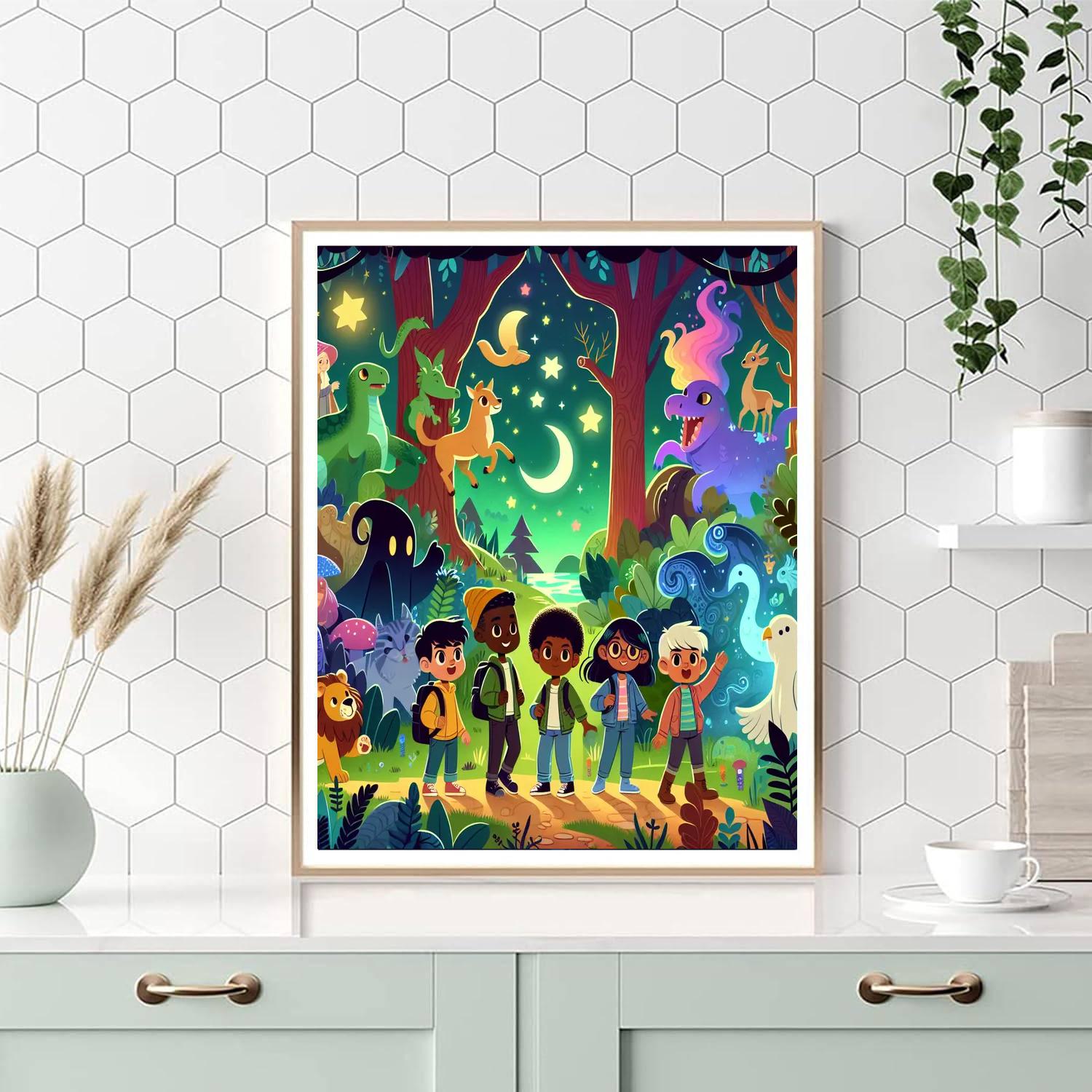 Mystic Fairytale Forest Paint By Number