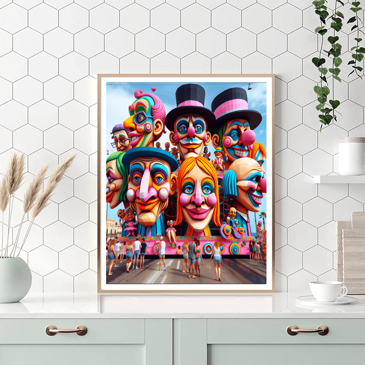 Carnevale Di Viareggio - Tuscany Painting By Numbers Kit