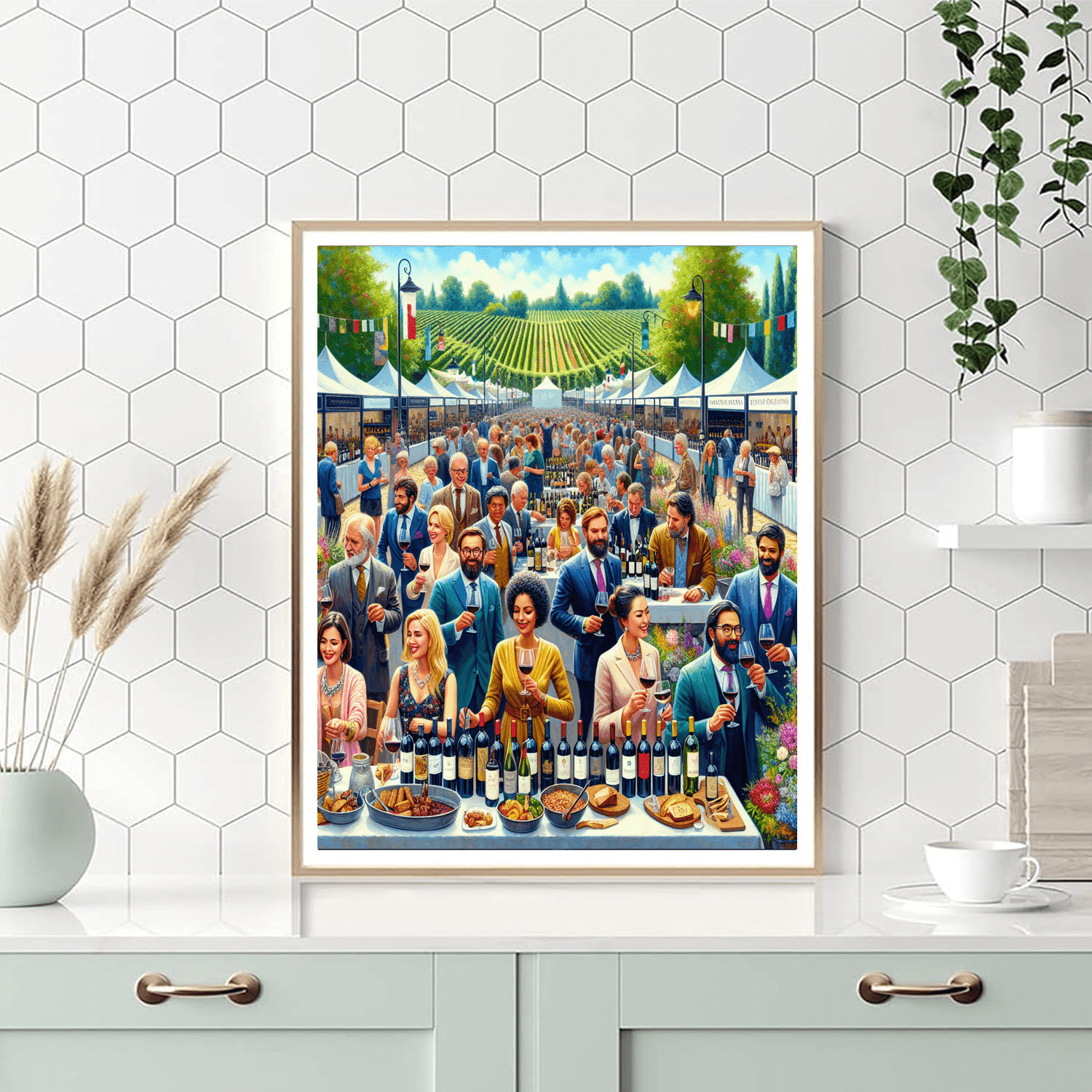 Bordeaux Wine Festival Paint By Color