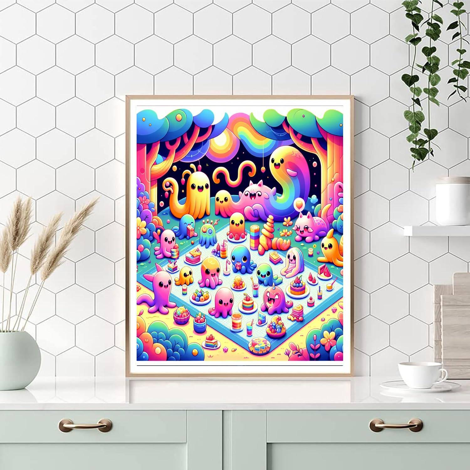 Mysterious Monsters Paint By Number