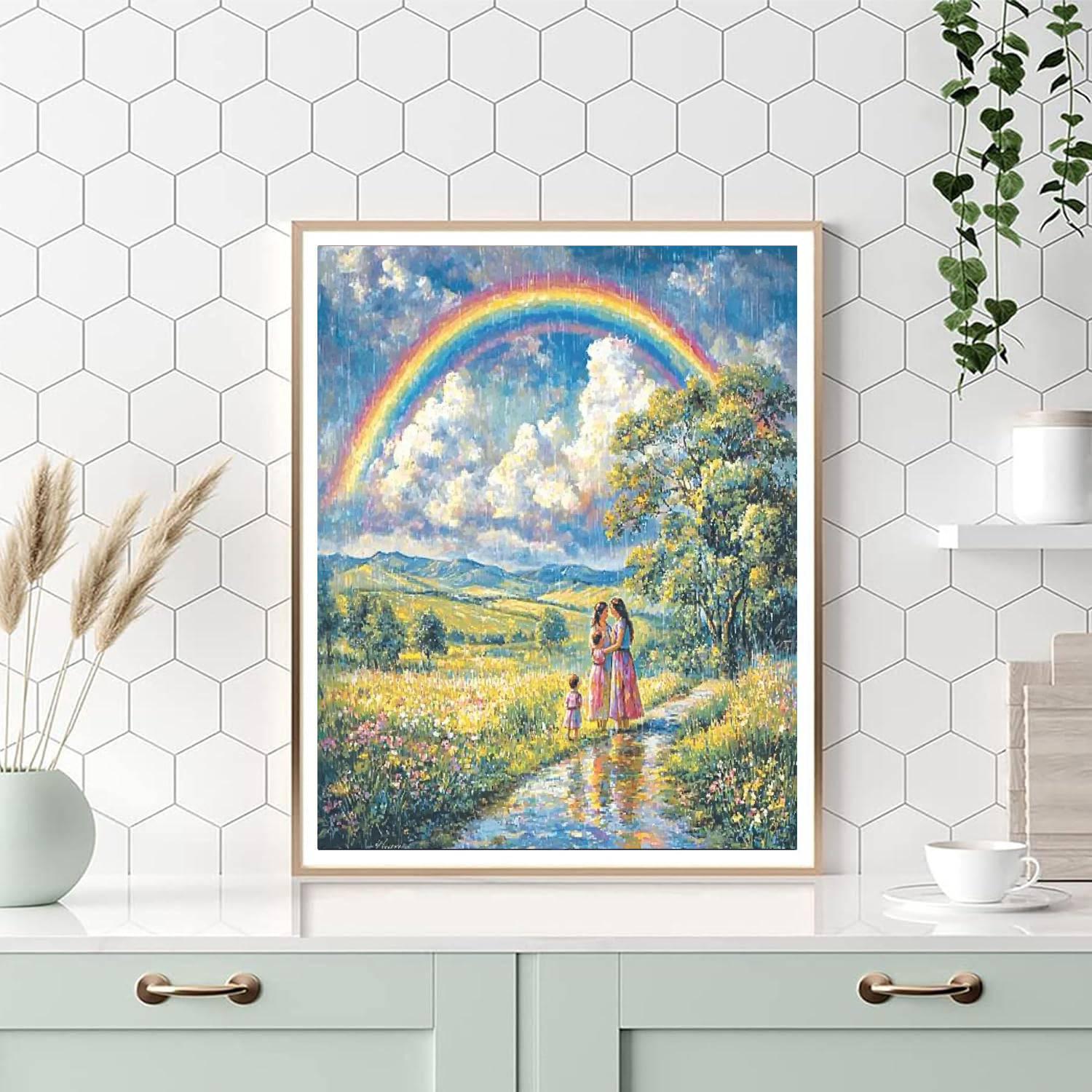 Rainbow After Rain Paint By Number