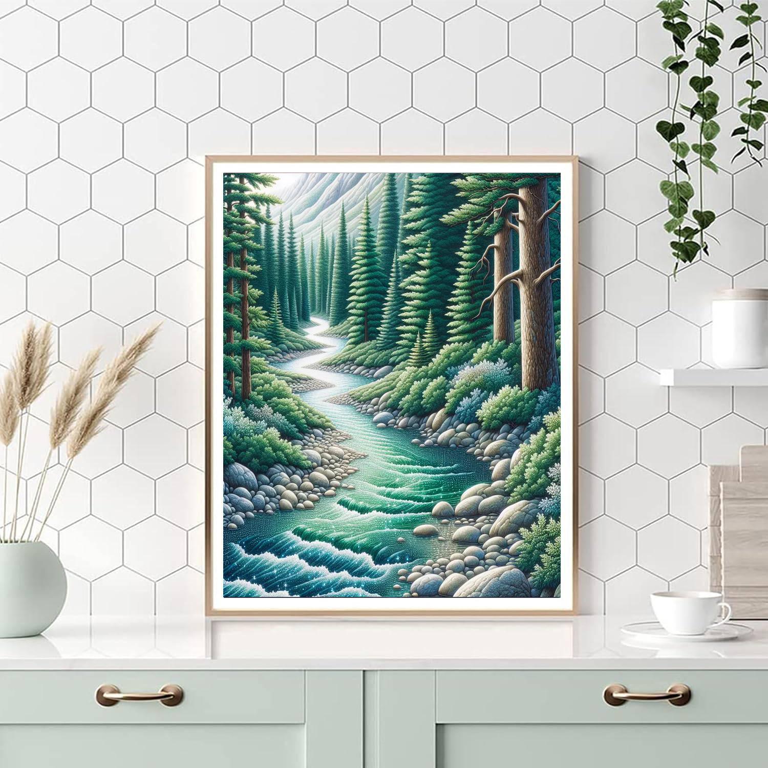 Mountain Creek Tranquility Paint By Number