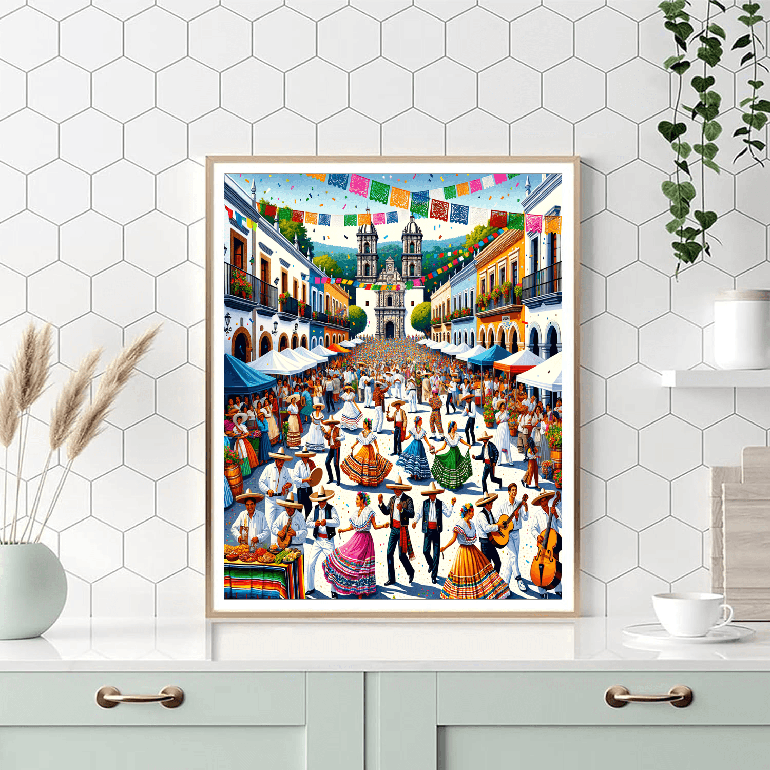 Pahuatlan Carnival - Pahuatlan, Mexico Paint By Color