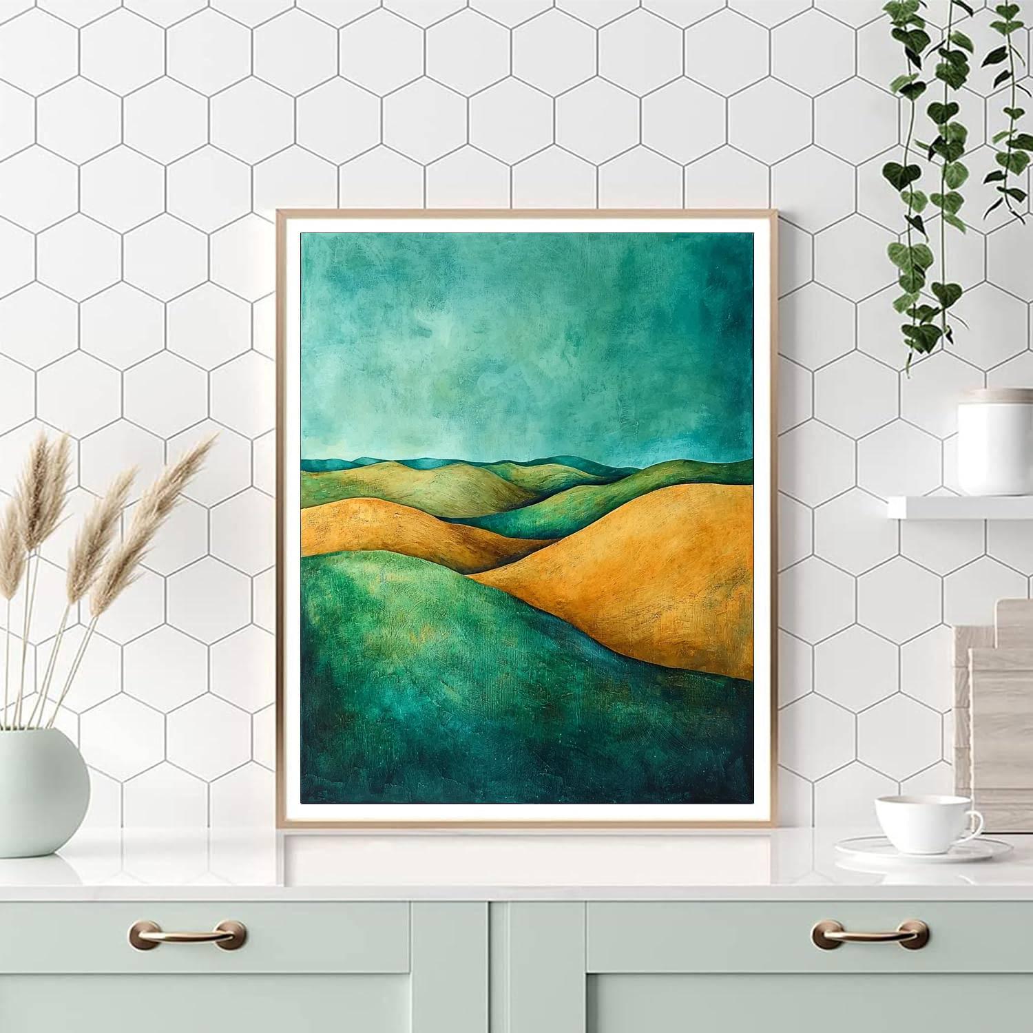 Paul Cézanne Inspired Transcendent Terrain  Painting By Numbers Kit