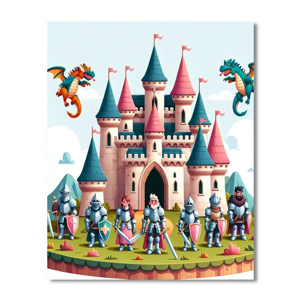Mystical Castle Adventures Paint By Numbers Kits