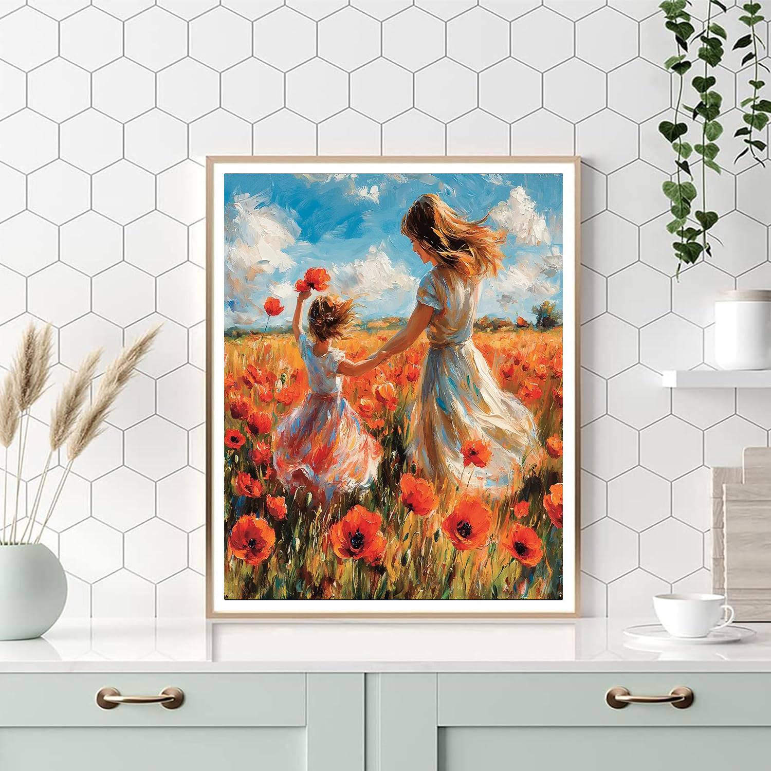 Floral Dance Of Joy Paint By Number