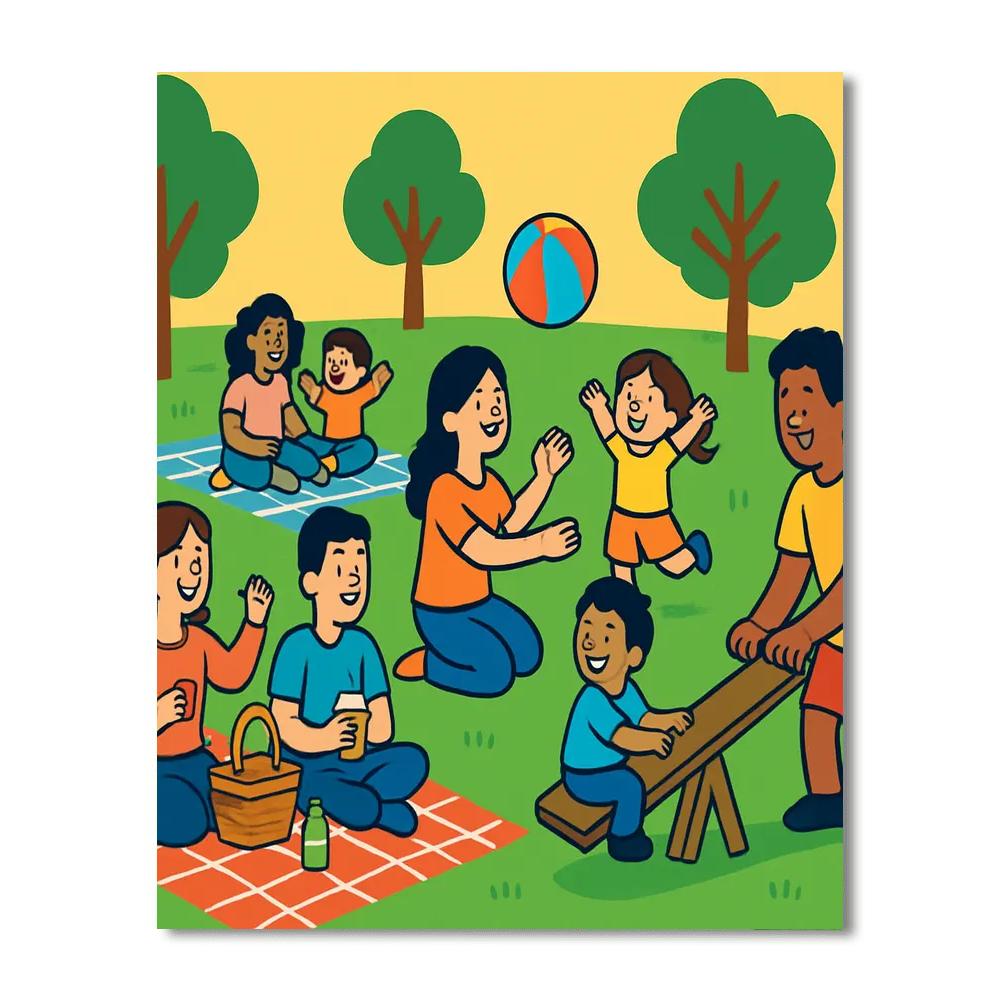 Festive Family Fun Numbered Painting Kits