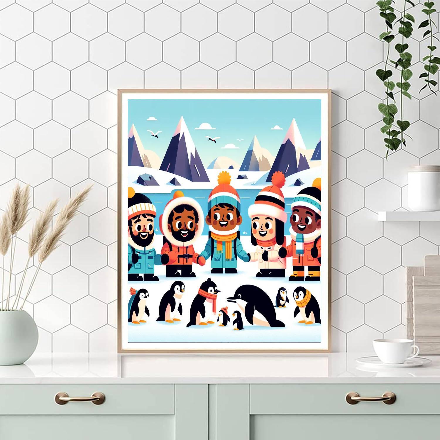 Adventurous Arctic Explorers Paint By Numbers