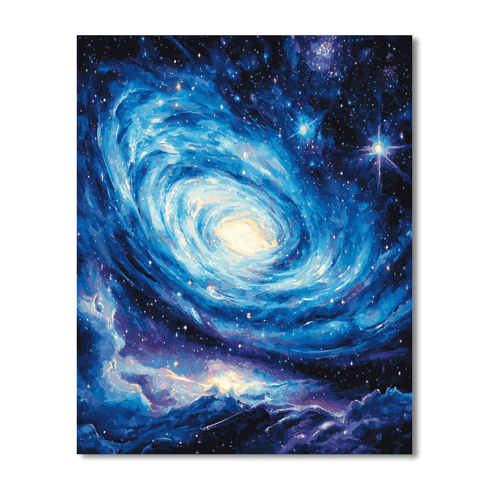 Salvador Dalí Inspired Ethereal Galaxy  DIY Paint By Numbers