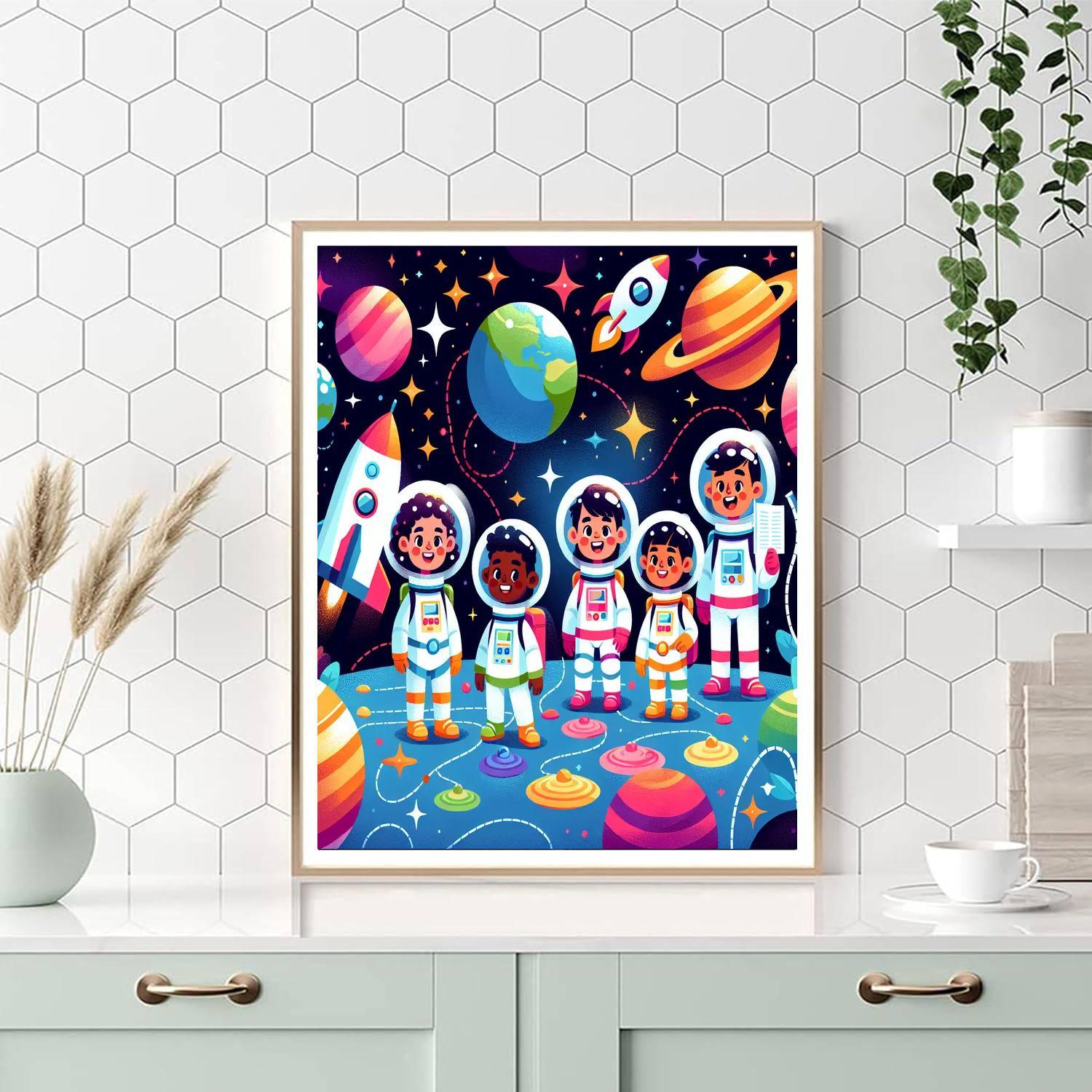 Galactic Star Mission Paint By Numbers