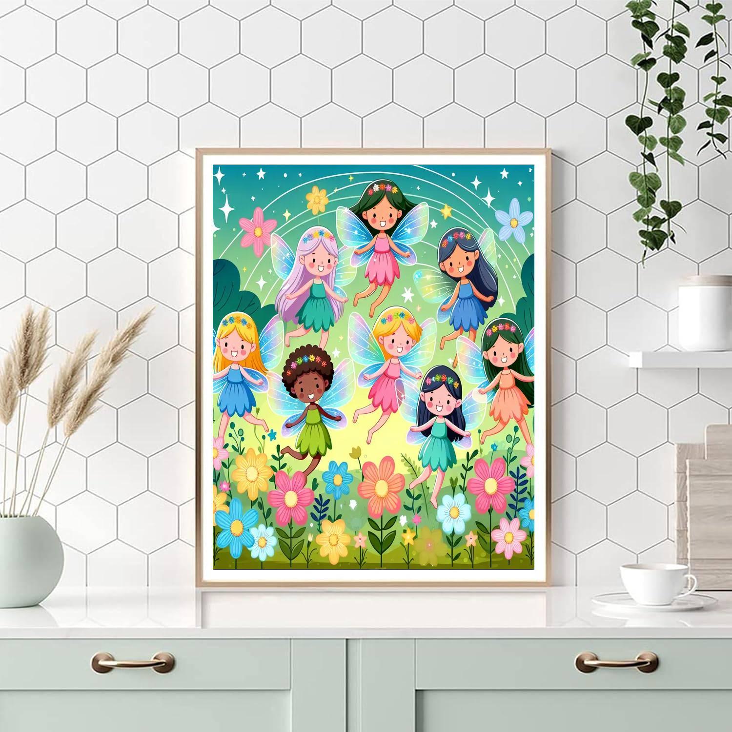 Fanciful Fairyland Frolic Paint By Number