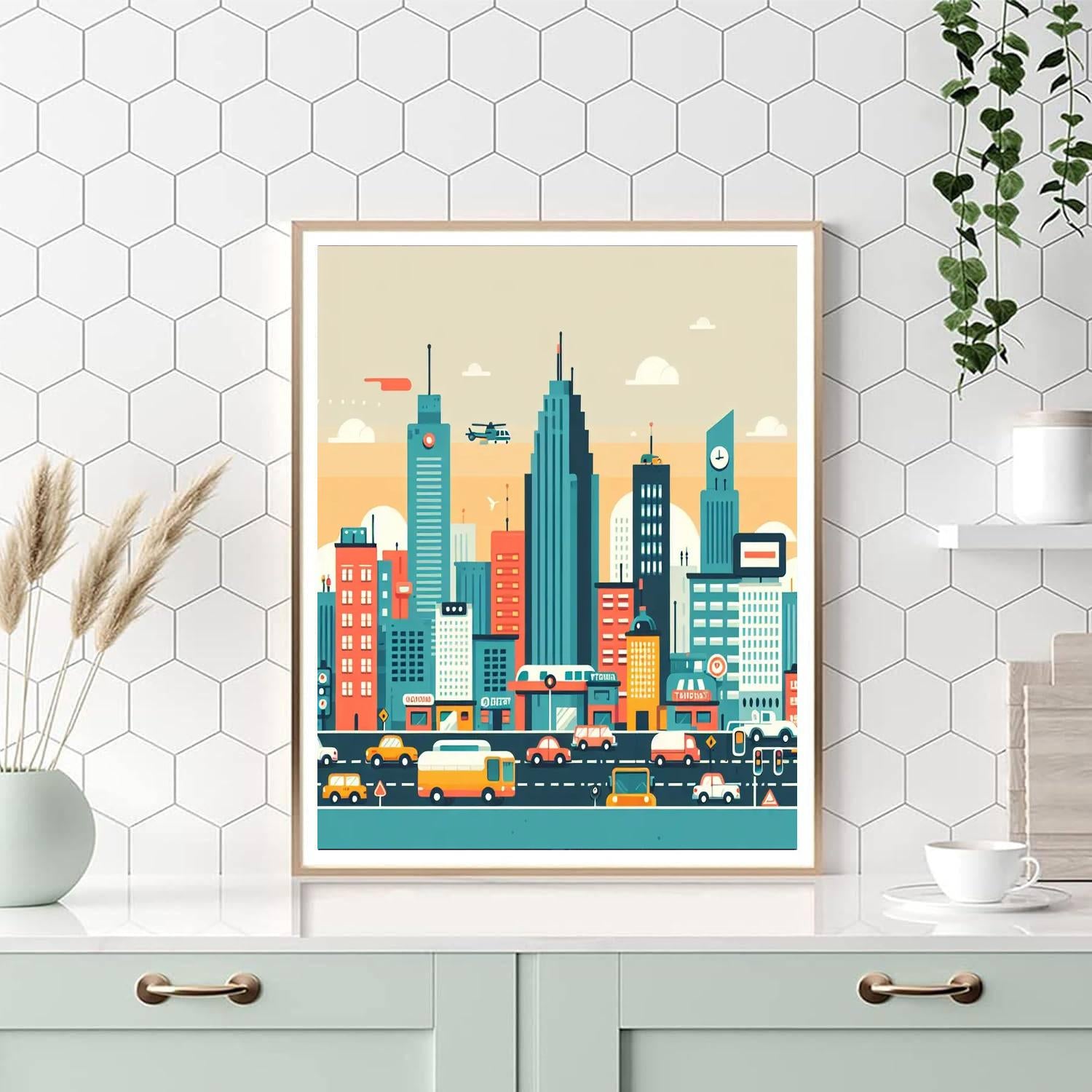 Busy City Adventures Paint By Color