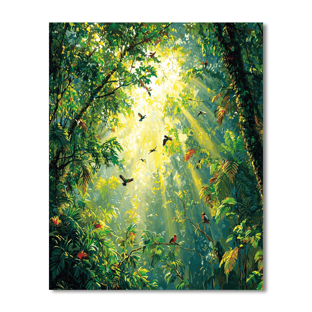The Amazon Rainforest DIY Paint By Numbers