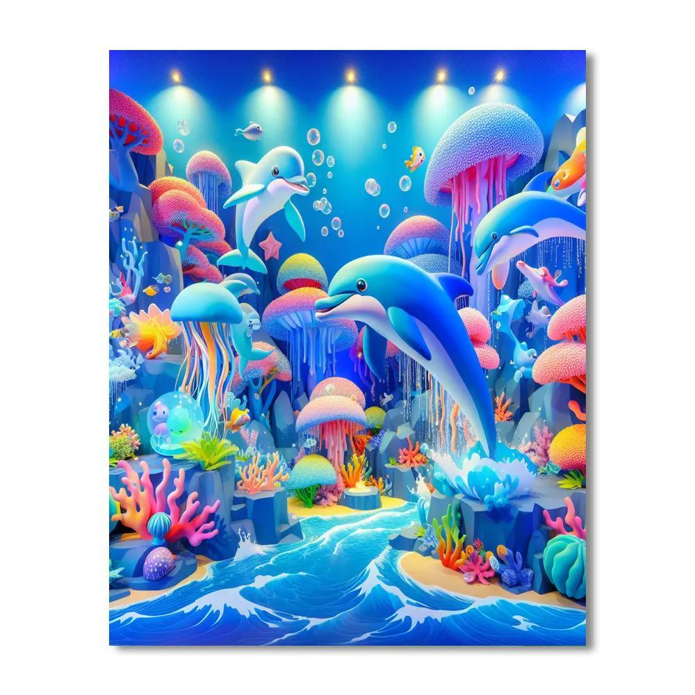 Under The Sea For Little Explorers Numbered Painting Kits