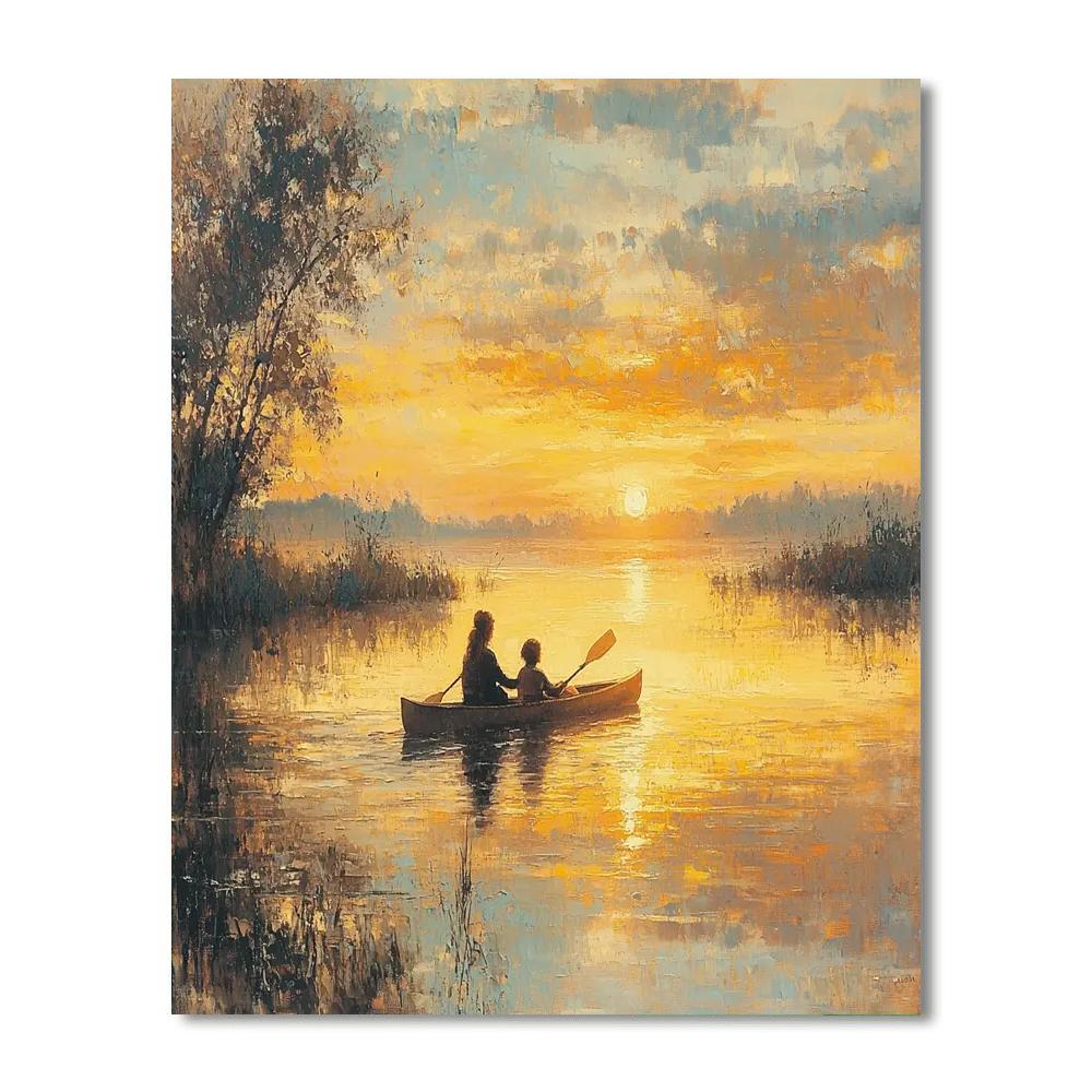 Reflective Waters, Radiant Bonds Numbered Painting Kits