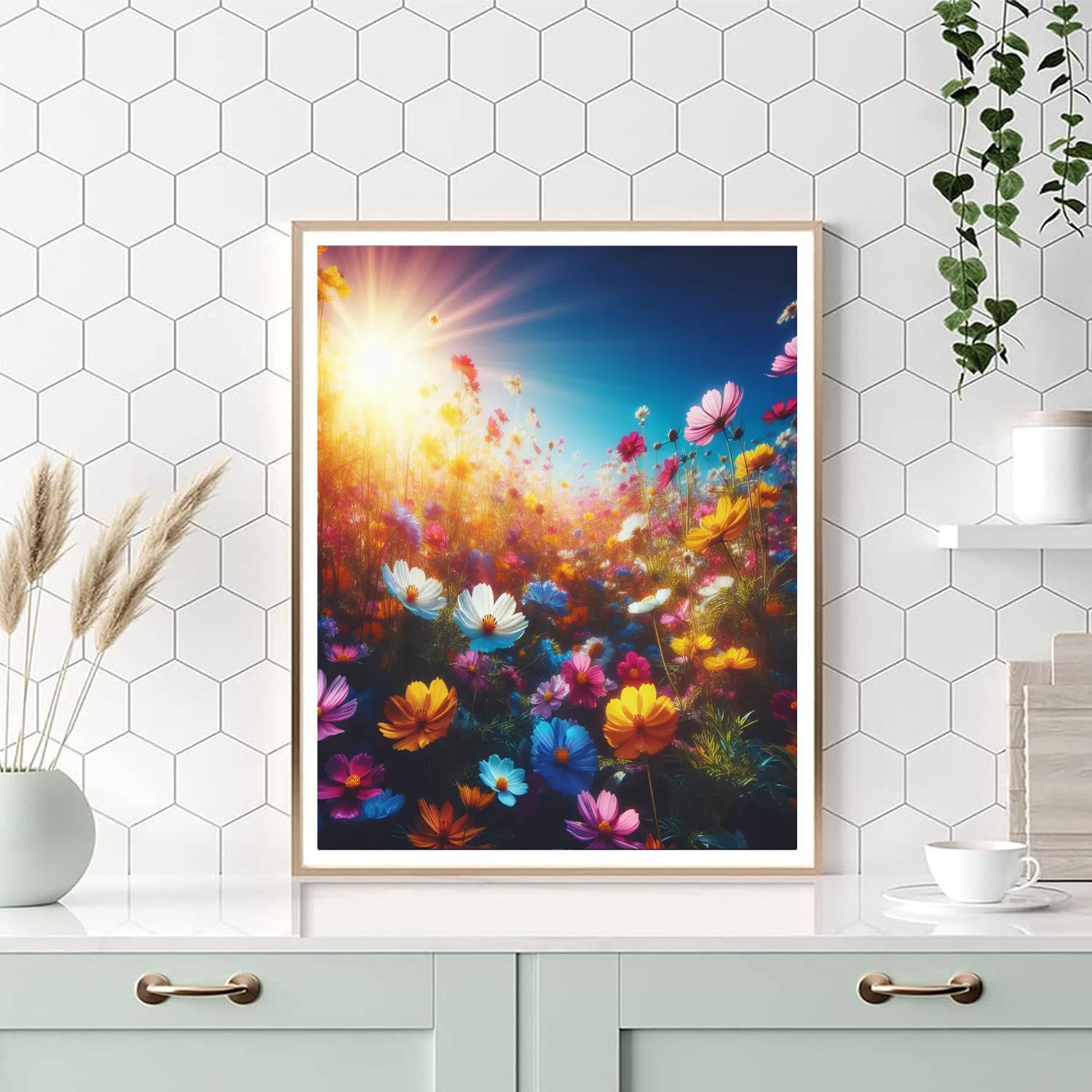 Summer Meadow Delight Numbered Painting Kits