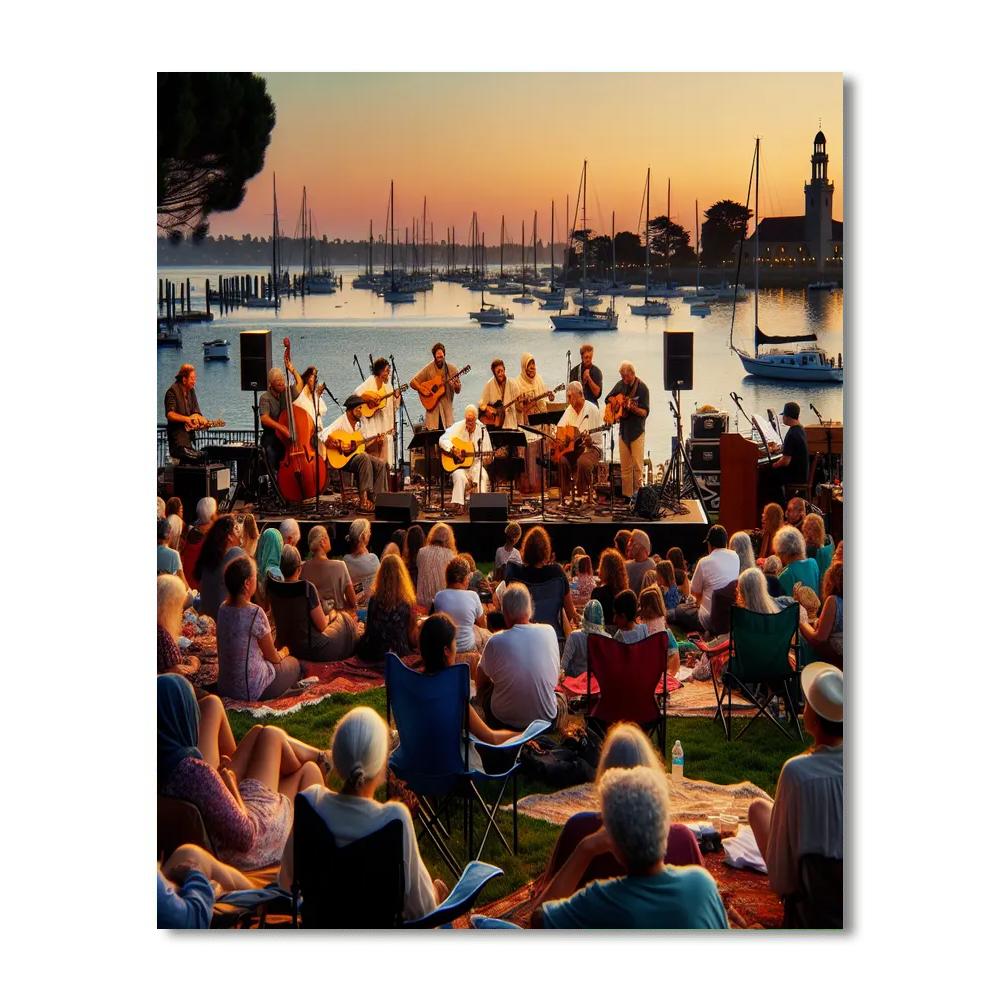 Newport Folk Festival - Usa Paint By Numbers Art