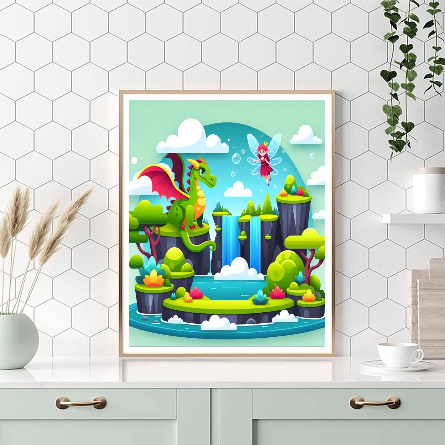 Enchanting Emerald Isles Numbered Painting Kits