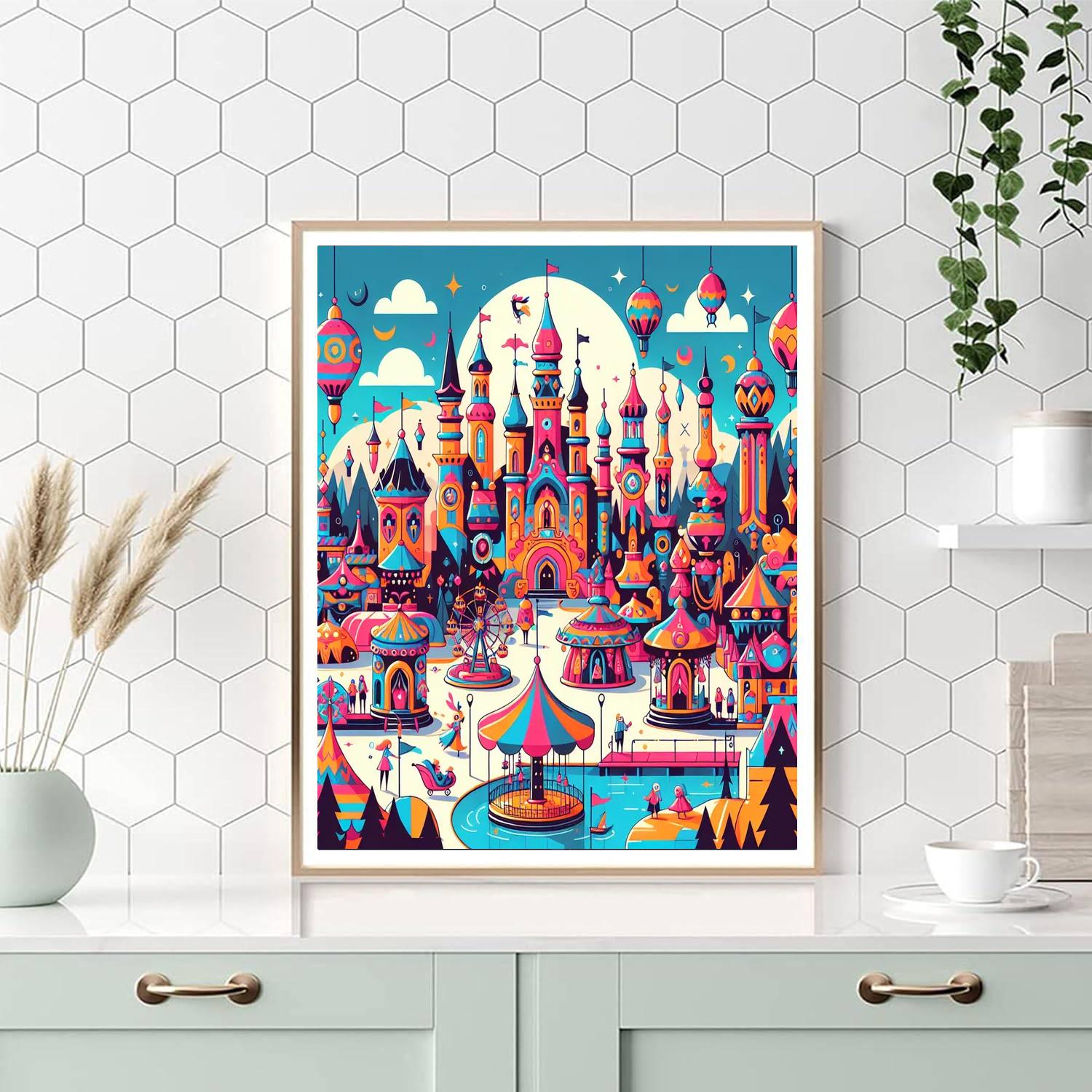 Fairy Tale Adventure Park Paint By Number