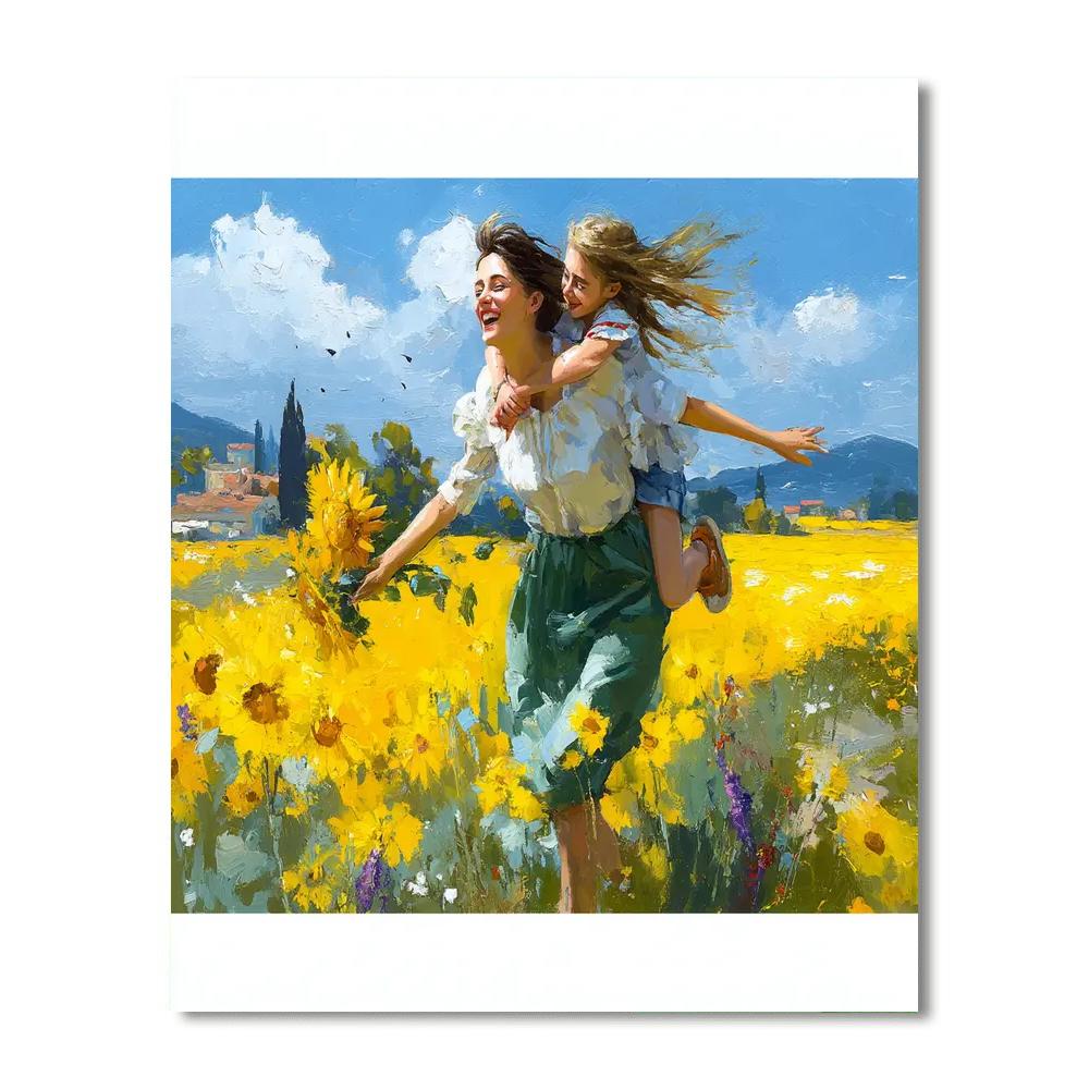 Mother's Love In Full Bloom Paint By Number