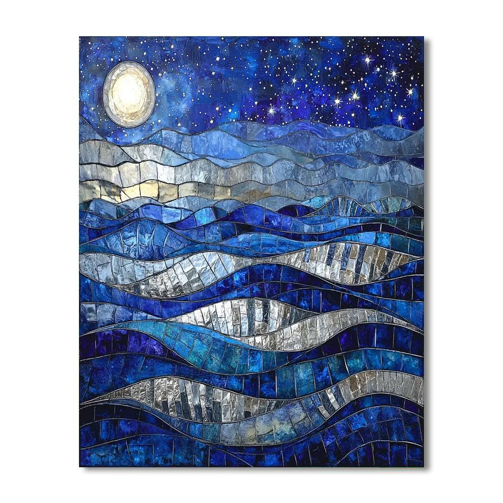 Michelangelo Inspired Celestial Tides Of Tranquility  Numbered Painting Kits