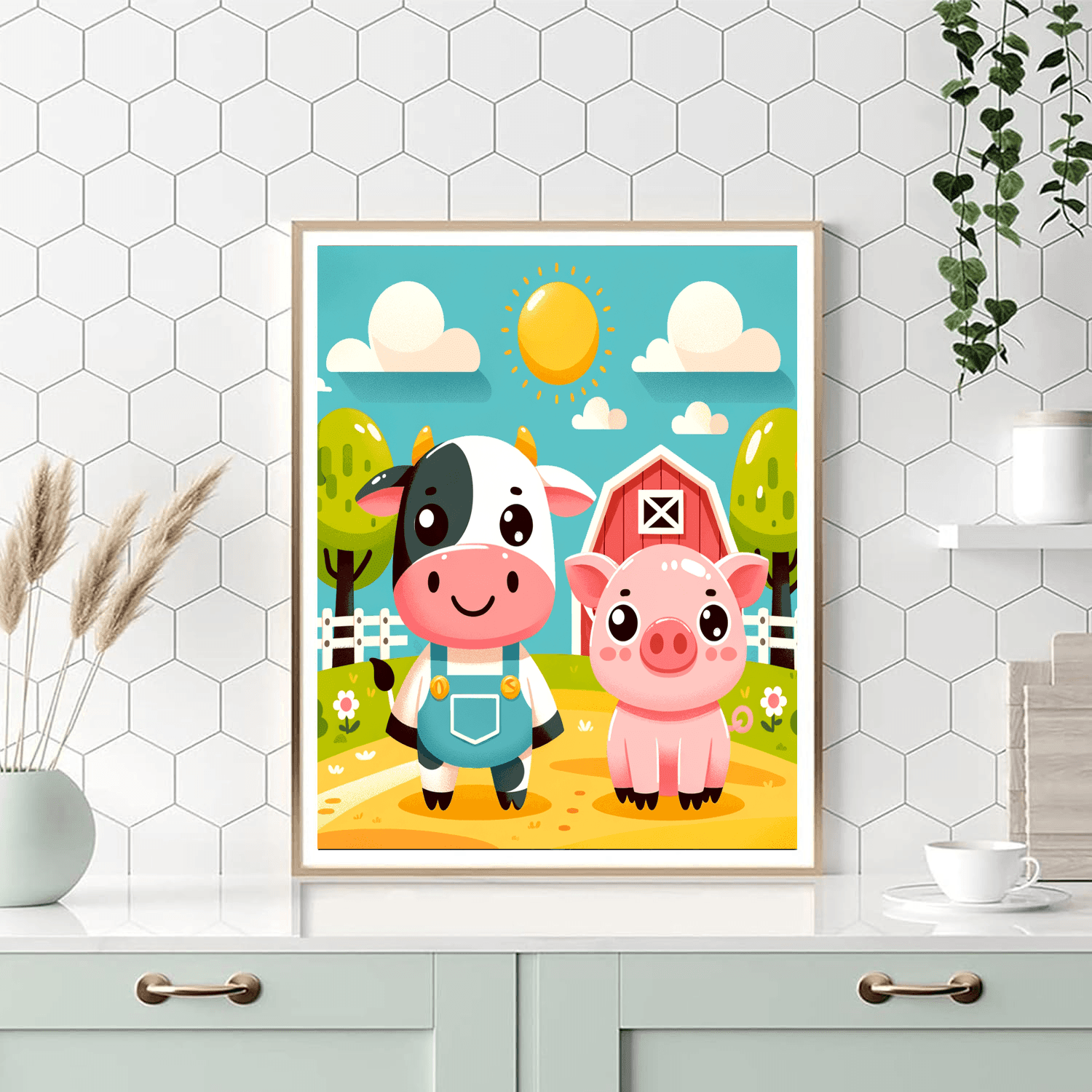 Farmland Friends DIY Paint By Numbers