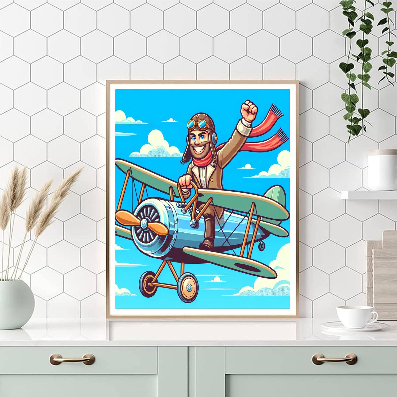 Aviator Dream Flights Paint By Numbers Kits