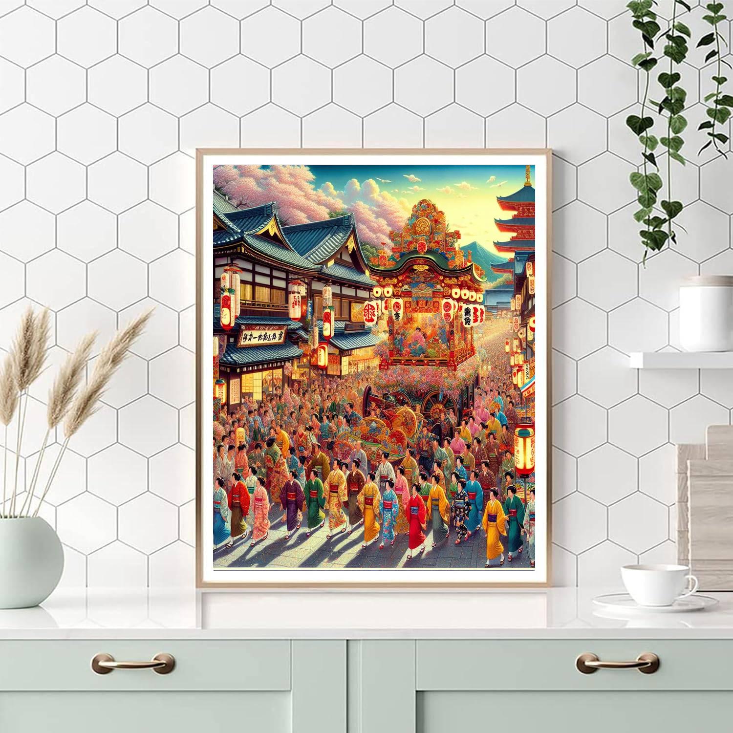 Matsuri Festival - Japan Numbered Painting Kits
