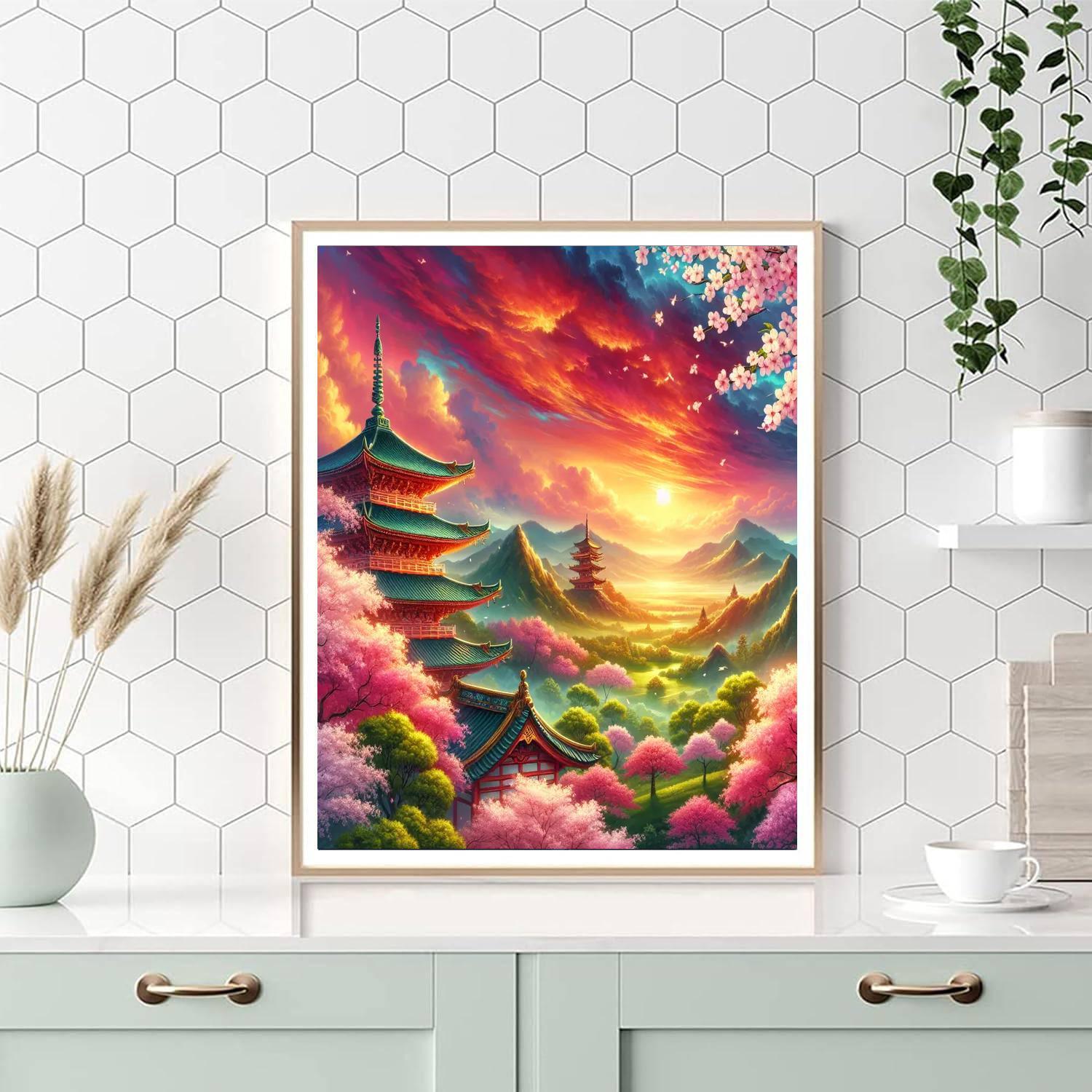 Mystical Eastern Vibes Paint By Numbers Art