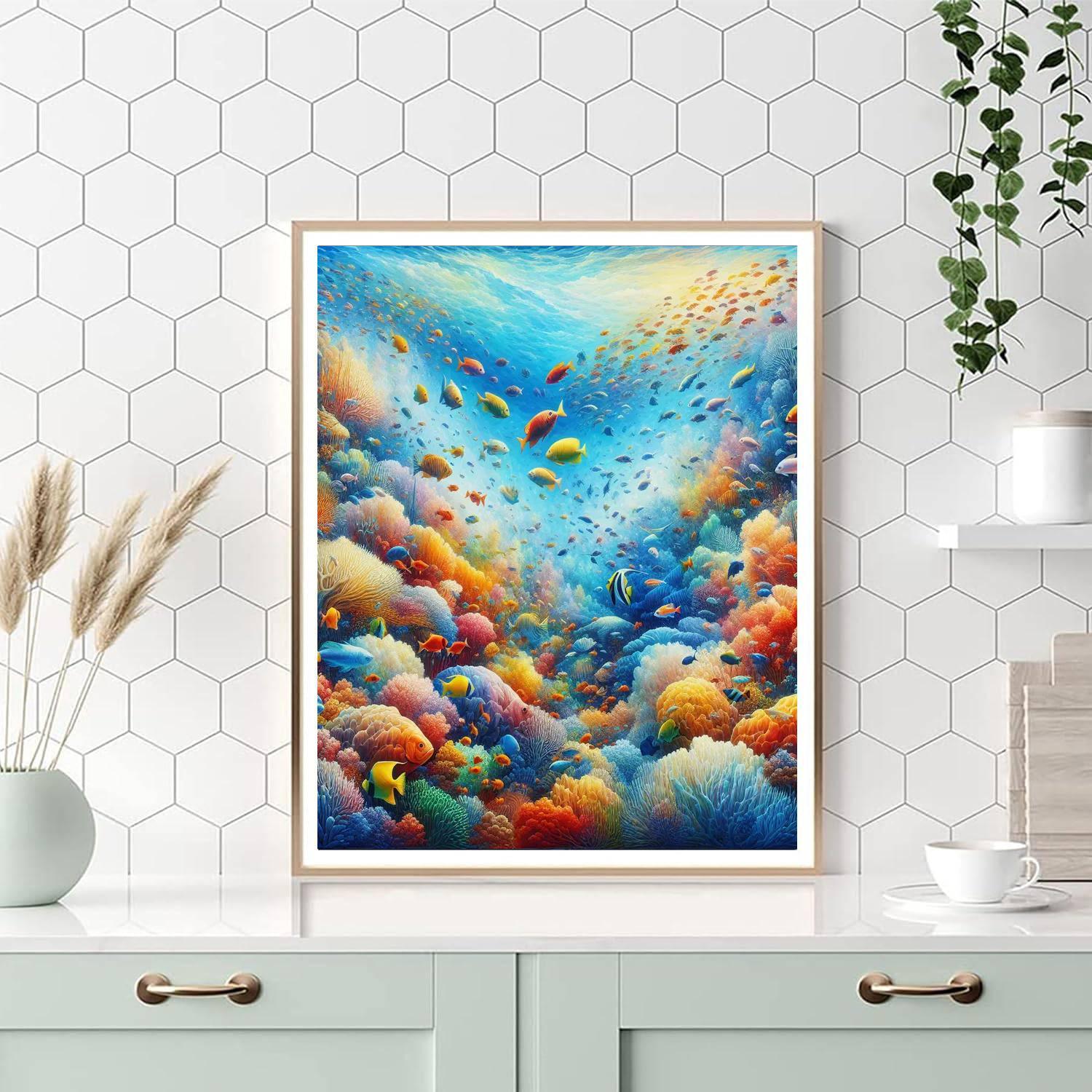 Tropical Ocean Bliss Paint By Number