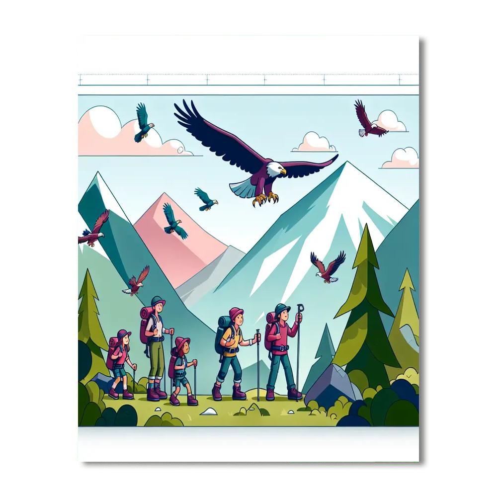 Mystic Mountain Exploration Paint By Numbers