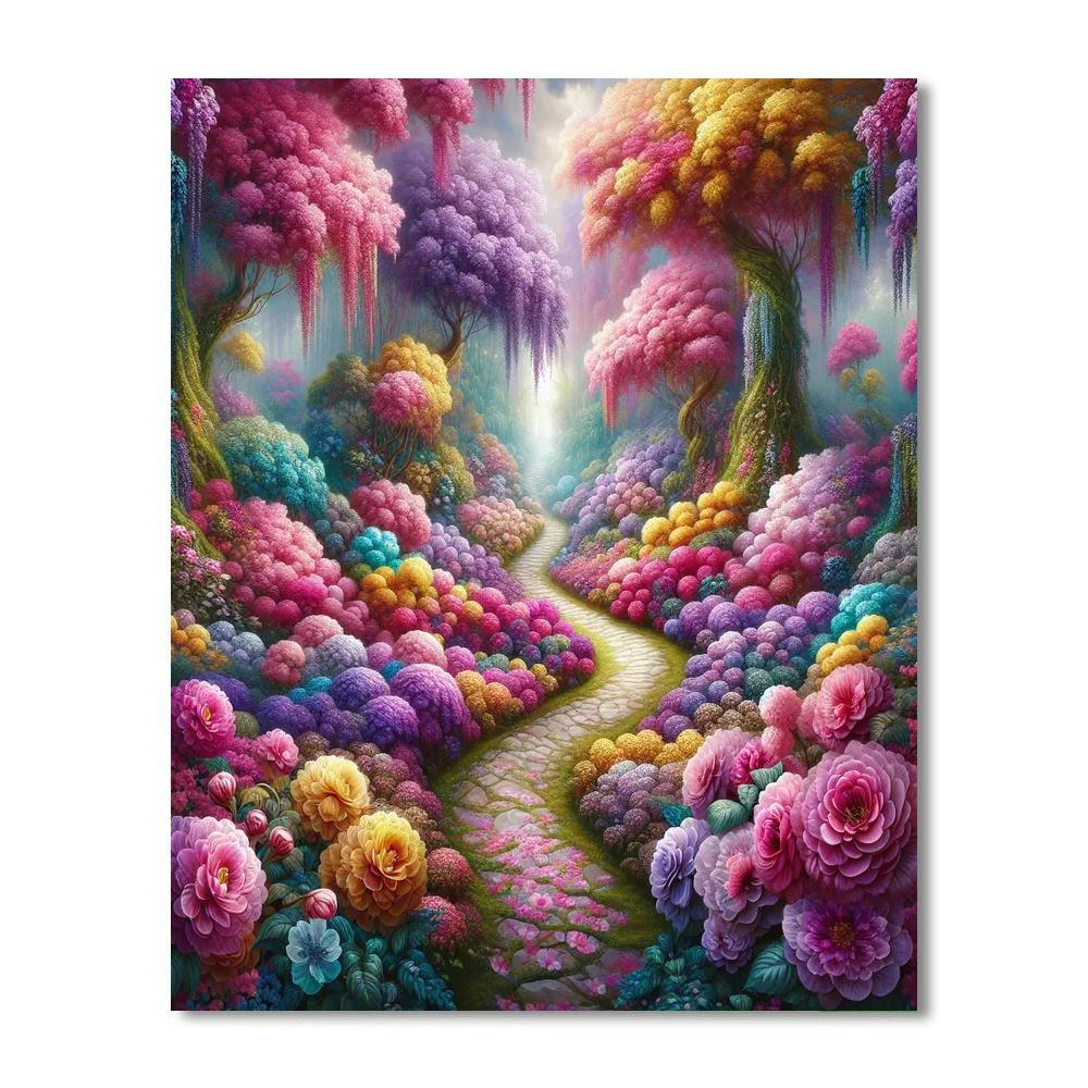 Whimsical Garden Pathway - DIY Painting By Numbers Kit – Artistry Rack